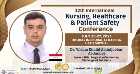 Dr. Wisam Khalid Abduljabbar Al-Janabi_12th International Nursing, Healthcare & Patient Safety Conference (1) - Copy