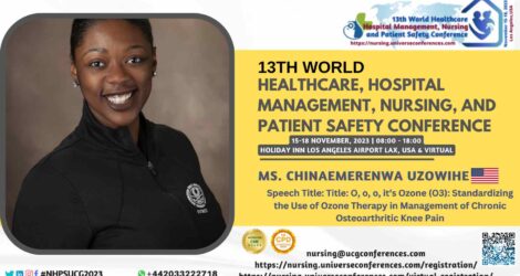 Ms. Chinaemerenwa Uzowihe_13th World Healthcare, Hospital Management, Nursing, and Patient Safety Conference