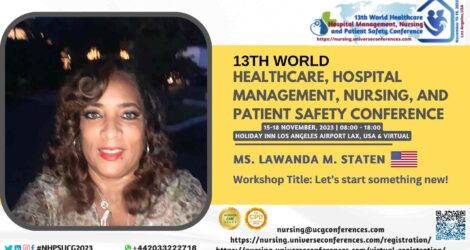 Ms. LaWanda M. Staten_13th World Healthcare, Hospital Management, Nursing, and Patient Safety Conference (1)