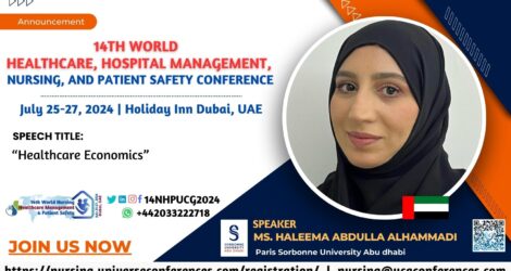 Ms. Haleema Abdulla Alhammadi_Speaker_14NHPUCG2024 in Dubai