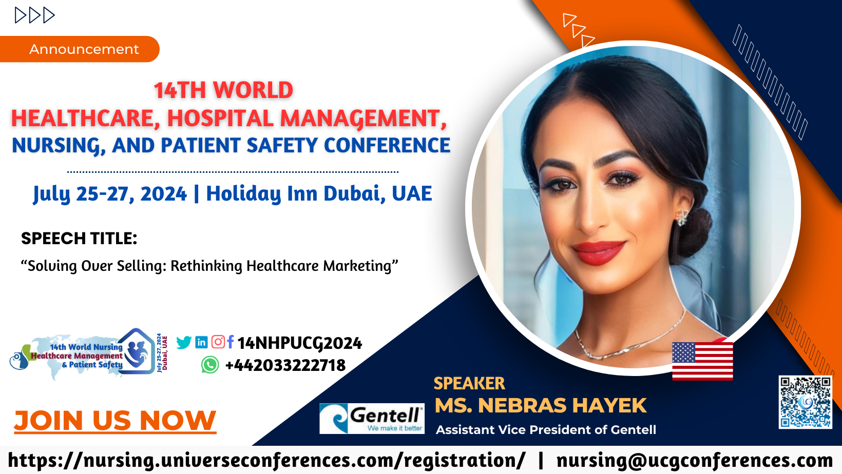 Ms. Nebras Hayek_Speaker_14NHPUCG2024 in Dubai
