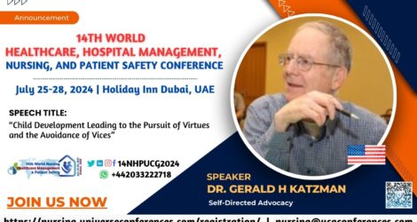Dr. Gerald H Katzman -14NHPUCG2024 in Dubai