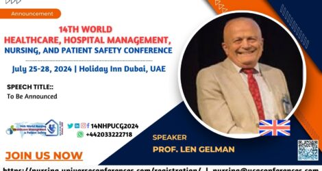 Prof. Len Gelman -14NHPUCG2024 in Dubai